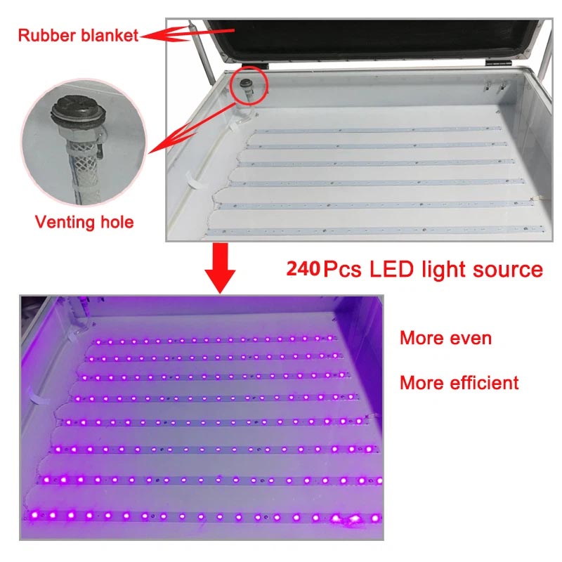 Vacuum LED UV Exposure LED Source
